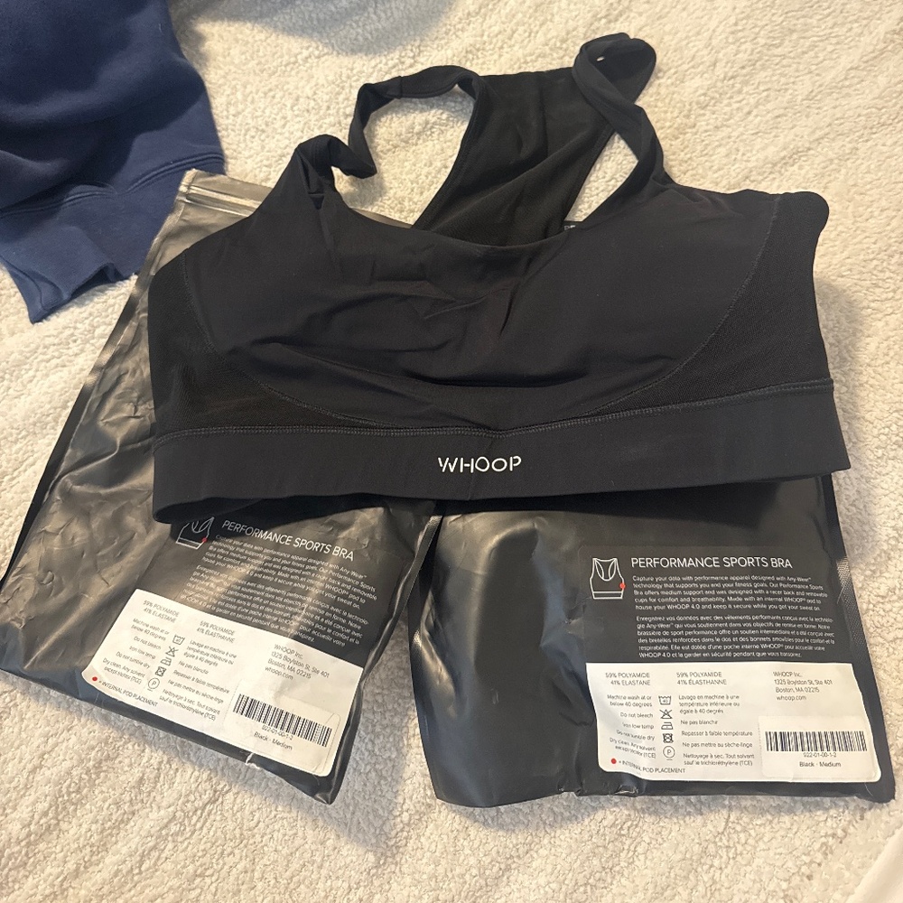 (2) NWT Whoop 4.0 Performance Sports Bras